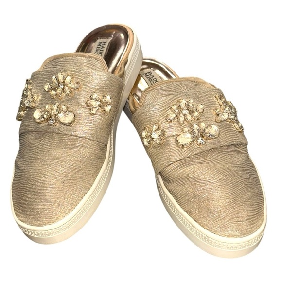 Badgley Mischka Seline Embellished Slide Mules – Size 8.5 - Picture 1 of 7